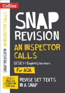 An Inspector Calls: New Grade 9-1 GCSE English Literature AQA Text Guide, Paperback / softback Book An Inspector Calls: New Grade 9-1 GCSE English Literature AQA Text Guide, Paperback / softback Book