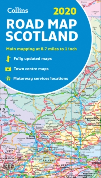 2020 Collins Map of Scotland, Sheet map, folded Book 2020 Collins Map of Scotland, Sheet map, folded Book