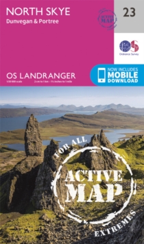 North Skye, Dunvegan & Portree, Sheet map, folded Book North Skye, Dunvegan & Portree, Sheet map, folded Book