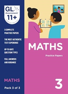 11+ Practice Papers Maths Pack 3 (Multiple Choice), Paperback / softback Book 11+ Practice Papers Maths Pack 3 (Multiple Choice), Paperback / softback Book