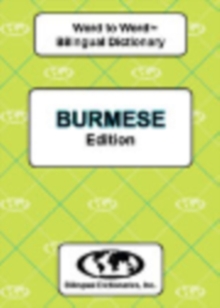 English-Burmese & Burmese-English Word-to-Word Dictionary, Paperback / softback Book English-Burmese & Burmese-English Word-to-Word Dictionary, Paperback / softback Book