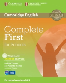Complete : Complete First for Schools Workbook without Answers with Audio CD, Mixed media product Book Complete : Complete First for Schools Workbook without Answers with Audio CD, Mixed media product Book