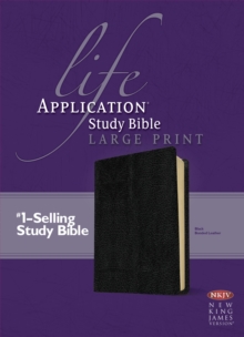 Life Application Study Bible-NKJV-Large Print, Leather / fine binding Book Life Application Study Bible-NKJV-Large Print, Leather / fine binding Book