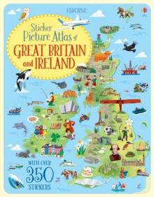 Sticker Picture Atlas of Great Britain and Ireland, Paperback Book Sticker Picture Atlas of Great Britain and Ireland, Paperback Book