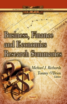 Business, Finance & Economics Research Summaries, Hardback Book Business, Finance & Economics Research Summaries, Hardback Book
