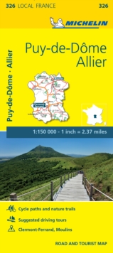 Allier, Puy-de-De - Michelin Local Map 326 : Map, Sheet map Book Allier, Puy-de-De - Michelin Local Map 326 : Map, Sheet map Book