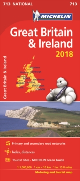 Great Britain & Ireland 2018 National Map 713, Sheet map, folded Book Great Britain & Ireland 2018 National Map 713, Sheet map, folded Book