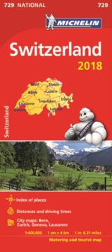 Switzerland 2018 National Map 729, Sheet map, folded Book Switzerland 2018 National Map 729, Sheet map, folded Book