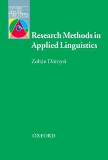 research methods in applied linguistics zoltan dornyei pdf