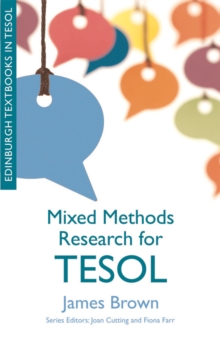 Mixed Methods Research For Tesol James Dean Brown